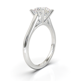 Cathedral Solitaire Frame 1.8mm thickness White Gold