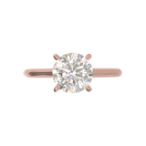 Cathedral Solitaire Frame 1.8mm thickness Rose Gold