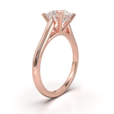 Cathedral Solitaire Frame 1.8mm thickness Rose Gold