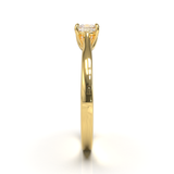 Cathedral Solitaire Frame 1.8mm thickness Yellow Gold
