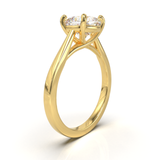 Cathedral Solitaire Frame 1.8mm thickness Yellow Gold