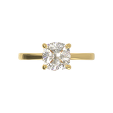 Cathedral Solitaire Frame 1.8mm thickness Yellow Gold