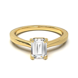 Cathedral Solitaire Frame 1.8mm thickness Yellow Gold