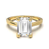 Cathedral Solitaire Frame 1.8mm thickness Yellow Gold
