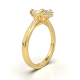 Cathedral Solitaire Frame 1.8mm thickness Yellow Gold