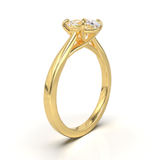 Cathedral Solitaire Frame 1.8mm thickness Yellow Gold