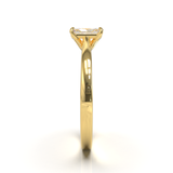 Cathedral Solitaire Frame 1.8mm thickness Yellow Gold