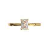 Cathedral Solitaire Frame 1.8mm thickness Yellow Gold