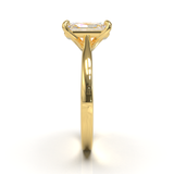 Cathedral Solitaire Frame 1.8mm thickness Yellow Gold