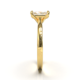 Cathedral Solitaire Frame 1.8mm thickness Yellow Gold