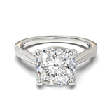 Cathedral Solitaire Frame 1.8mm thickness Yellow Gold