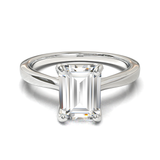 Cathedral Solitaire Frame 1.8mm thickness Yellow Gold