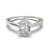 Cathedral Solitaire Frame 1.8mm thickness Yellow Gold