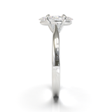 Cathedral Solitaire Frame 1.8mm thickness Yellow Gold