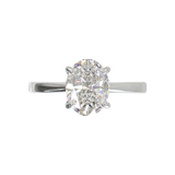 Cathedral Solitaire Frame 1.8mm thickness Yellow Gold