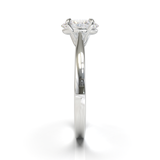 Cathedral Solitaire Frame 1.8mm thickness Yellow Gold