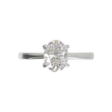 Cathedral Solitaire Frame 1.8mm thickness Yellow Gold