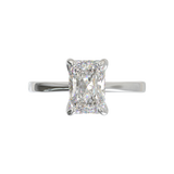 Cathedral Solitaire Frame 1.8mm thickness Yellow Gold