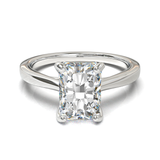 Cathedral Solitaire Frame 1.8mm thickness Yellow Gold