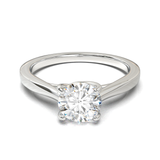 Cathedral Solitaire Frame 1.8mm thickness Yellow Gold