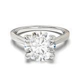 Cathedral Solitaire Frame 1.8mm thickness Yellow Gold