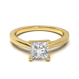 Cathedral Solitaire Frame 1.8mm thickness Yellow Gold