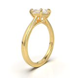 Cathedral Solitaire Frame 1.8mm thickness Yellow Gold
