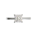 Cathedral Solitaire Frame 1.8mm thickness Yellow Gold