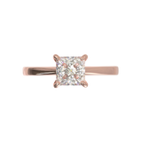 Cathedral Solitaire Frame 1.8mm thickness Yellow Gold
