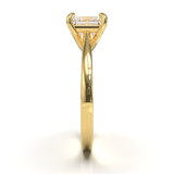 Cathedral Solitaire Frame 1.8mm thickness Yellow Gold