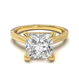 Cathedral Solitaire Frame 1.8mm thickness Yellow Gold