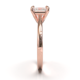 Cathedral Solitaire Frame 1.8mm thickness Yellow Gold