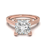 Cathedral Solitaire Frame 1.8mm thickness Yellow Gold