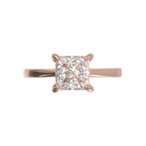 Cathedral Solitaire Frame 1.8mm thickness Yellow Gold