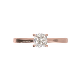 Cathedral Solitaire Frame 1.8mm thickness Yellow Gold