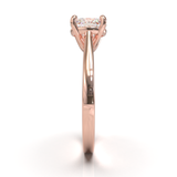 Cathedral Solitaire Frame 1.8mm thickness Yellow Gold