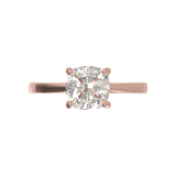 Cathedral Solitaire Frame 1.8mm thickness Yellow Gold