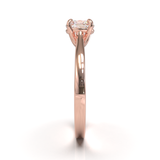 Cathedral Solitaire Frame 1.8mm thickness Yellow Gold