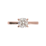 Cathedral Solitaire Frame 1.8mm thickness Yellow Gold