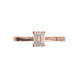 Cathedral Solitaire Frame 1.8mm thickness Yellow Gold