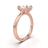 Cathedral Solitaire Frame 1.8mm thickness Yellow Gold