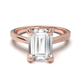 Cathedral Solitaire Frame 1.8mm thickness Yellow Gold