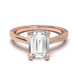 Cathedral Solitaire Frame 1.8mm thickness Yellow Gold