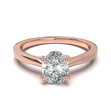 Cathedral Solitaire Frame 1.8mm thickness Yellow Gold
