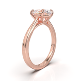 Cathedral Solitaire Frame 1.8mm thickness Yellow Gold