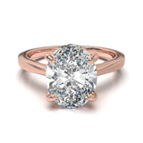 Cathedral Solitaire Frame 1.8mm thickness Yellow Gold