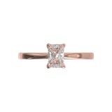 Cathedral Solitaire Frame 1.8mm thickness Yellow Gold