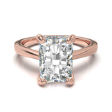 Cathedral Solitaire Frame 1.8mm thickness Yellow Gold