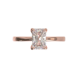 Cathedral Solitaire Frame 1.8mm thickness Yellow Gold
