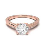 Cathedral Solitaire Frame 1.8mm thickness Yellow Gold